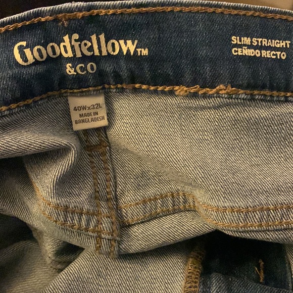 Mens slim straight fit jeans, Goodfellow & Co - Picture 3 of 4